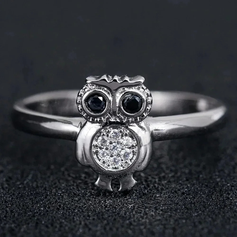 925 Silver Plated 3a Cz Cute Ring For Men Women Fb16fa1042